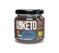 Crème au chocolat biologique Keto 200g, collation à faible teneur en glucides avec de l’huile MCT, collation KETO au chocolat, parfaite pour un régime cétogène et pauvre en glucides