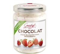 Crème au chocolat CHOCOLAT au chocolat blanc & fraise de Grashoff, 250g