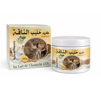 Crème au lait de chamelle pur (65 % Lait de Chamelle) - Secret de beauté marocain traditionnel - Hydratant pour le visage et le corps profondément nourrissant avec vitamine E - 100 g