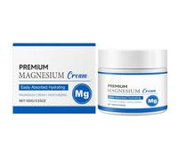 Crème Au Magnésium, À Absorption Rapide, 100 G, Lotion Douce À Pénétration Profonde, Crème De Soulagement Du Genou Douce Et Apaisante, Pour Les Amis De La Famille Adultes Femmes Hommes Pied Cheville M