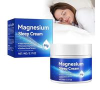 Crème au magnésium, Crème de Magnésium pour Sommeil, Pommade au magnésium, Soulage les douleurs articulaires et musculaires, Calme pour Les Crampes Dans Les Jambes,Calme de Douleur,Soins du corps 90g
