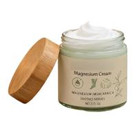 Crème au magnésium，lotion hydratante à absorption rapide et non grasse, formule douce pour un confort quotidien, 3 fl oz