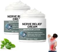 Crème au magnésium pour la réparation nerveuse et le soulagement de la douleur, lotion apaisante et réparatrice pour les troubles neuropathiques, ingrédients naturels, absorption rapide, non grasse
