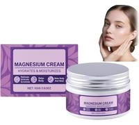 Crème au magnésium pour un sommeil réparateur, crème corporelle apaisante et hydratante pour le syndrome des jambes sans repos, formule hydratante et apaisante