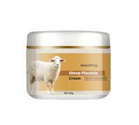 Crème au placenta de mouton, crème réparatrice pour le visage 50 g, formule anti-âge et raffermissante pour réparer la peau, hydratation en profondeur, améliore l'éclat, aide à raffermir la peau (1PC)