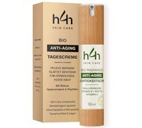 Crème au rétinol bio - Hydratant anti-âge triple peptide avec acide hyaluronique, vitamine A et E | Cliniquement prouvé pour réduire les rides et augmenter la fermeté en 2 semaines | 50 ml