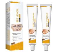 Crème au venin d'abeille, 2 pièces crème anti-rides au venin d'abeille pour tous les types de peau, crème hydratante pour le visage pour femmes