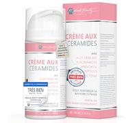 Crème aux céramides 100ml avec 3 céramides essentiels - plus Aloe Vera, Bakuchiol, Huile de graines de grenade bio - Soin visage vegan pour renforcer la barrière cutanée avec Niacinamides et Ectoïne