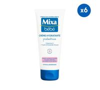 Crème Bébé Hydratante - MIXA - 6 x 100ml - Hypoallergénique - Protectrice - Mixte
