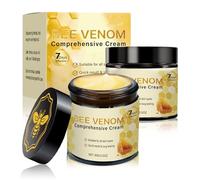 Crème Bee Venom au poison d'abeille - Crème complète au venin d'abeille - Répare les peaux abîmées et améliore durablement le teint de la peau - Pour tous les types de peau - Lot de 2