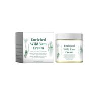 Crème bio à l'igname sauvage, soin hydratant pour le visage et le corps, crème à l'igname sauvage pour l'équilibre hormonal, adaptée au bien-être général des hommes et des femmes.