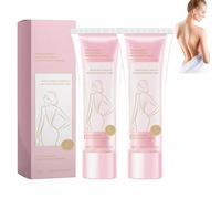 Crème blanchissante, crème double blanchissante à la niacinamide, lotion pour le corps pour peaux sèches, éclaircissante, hydratante et lissante, améliore le teint terne et rajeunit. (2pcs)