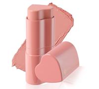 Crème Blusher Stick Couleur De Joue Imperméable Avec Un Mélange Facile Pour Les Lèvres Et Les Joues Multiples Usage Du Maquillage En Forme De Coeur