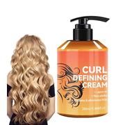 Crème Boucles, 280ml Crème Nutritive Définissante pour Cheveux Ondulés, Soin Capillaire Lotion Non Collante Femmes Filles Routine Matin et Soir