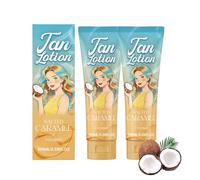 Crème bronzante au caramel, soin du corps, bronzage doux, ne graisse pas, arôme de caramel, teint bronze, texture légère pour un effet bronzant doux uniforme, 100 ml (pastèque) (noix de coco)