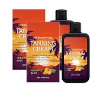 Crème bronzante intense 150 ml - Accélérateur de bronzage avec huile de coco et vitamines A & E - Gel bronzant aux carottes pour un bronzage rapide (2, 114 g)