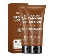 Crème Bronzante, Lotion De Bronzage Sans Soleil Longue Durée, Accélérateur De Bronzage, Bronzage Naturel Pour Bronzant, Pour Tous Types Peaux, 60g (2PCS)