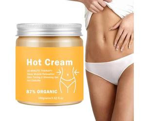 Crème brûle-graisses | Crèmes | Lieu de raffermissement de la peau | Gel amincissant 100 g pour l'estomac, les bras, la taille, les cuisses | Convient pour homme et femme - Entretien musculaire et