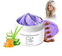Crème Capillaire À La Kératine Violette Detroitrain, Après-shampoing Hydratant, Hydrate Et Redonne Douceur, Sublime La Brillance Pour Des Cheveux Plus Sains. (1 pièce)