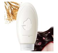 Crème capillaire à l'essence de fermentation de riz, masque capillaire à l'eau de riz fermentée, masque capillaire au riz pour cheveux crépus et abîmés, crème hydratante lissante, masque capillaire