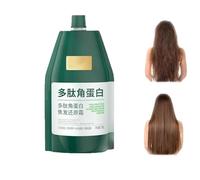 Crème capillaire lissante hydratante à la kératine Polypeptide, Masque capillaire à la kératine, pour cheveux secs et abîmés
