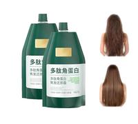 Crème capillaire lissante hydratante à la kératine Polypeptide, Masque capillaire à la kératine, pour cheveux secs et abîmés