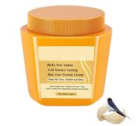 Crème capillaire protéinée nid d'oiseau, masque de luxe collagène et essence d’acides aminés, soin hydratant réparateur profond cheveux secs, frisés, abîmés ou bouclés (1pcs)