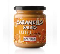 Crème Caramel Salé au Lait et Noisettes Bio, 200 gr, Fleur de Lotus