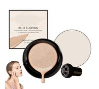 Crème CC air Cushion avec Tête de Champignon,Fond de Teint Correcteur Maquillage,Air Cushion BB Cream, Fond de Teint Couvrant Imperfections Durable Maquillage Nude,Dissimule les Pores (Natural)