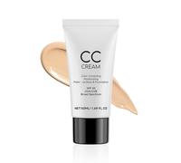 Crème CC pour les femmes mûres - Correcteur de teint anti-âge, écran solaire hydratant, fond de teint à couverture totale, léger, dissimule les imperfections, pour tous types de peau