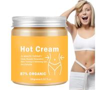 Crème chaude - Crème de combustion des graisses non cadies | Formule de libération thermique Gel chaud minceur avec des ingrédients de soins profonds | Corps minceur créateur pour l'estomac, la taille