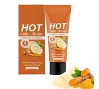 Creme Chauffante Anti-Cellulite,Brûle-Graisse Corporelle Crème de Soins Chauds,Creme Eclaircissante Hydratante Au Curcuma et à La Vitamine C, Efficace pour Réduire la Graisse de l'abdomen 50g (1)