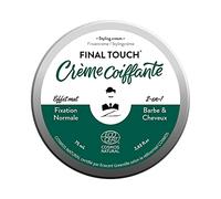 Crème cheveux & barbe 2-en-1 pour homme de Monsieur BARBIER | Coiffante & Nourrissante | Fixation normale, effet mat | Cire 100% naturelle, française et végane - certifiée Ecocert/COSMOS NATURAL