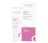 Creme Cicatrisante Baume CICA - GRANIONS Dermatologie - Creme Hydratante Bébé, Enfant, Adulte - Glycerine Vegetale + Zinc + Cuivre - Creme Apaisante - Peaux sensibles, irritées -Visage et Corps -40 mL