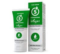 Crème Cicatrisante Staudt - Formule à la Vitamine E, Miel, Acide Hyaluronique et Silicone - Traitement des Cicatrices Anciennes et Récentes, Acné, Brûlures, Césarienne, Vergetures, Eczéma - 100ml