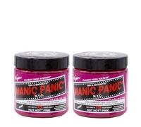 Crème classique Manic Panic Hot Pink, végétalienne, sans cruauté, teinture capillaire semi-permanente, 2 x 118 ml