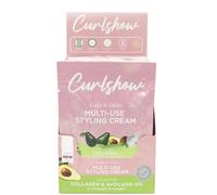 Crème coiffante multi-usages ORS Olive Oil Curlshow, infusée de collagène et d'huile d'avocat pour plus de force et de longueur, paquet de voyage