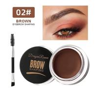 Crème Coiffante Pour Sourcils Sauvages,6 Couleurs,Avec Brosse,Gel À Sourcils Longue Durée,Résistant Aux Couleurs,Cire De Savon,Crème Blanche Pour Sourcils.02.