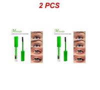 Crème Coiffante Transparente Pour Sourcils Et Cils,Gel Coiffant Naturel Mince,Mascara Épais Et Durable,Liquide Imperméable,Maquillage Pour Cils.G-Reen 2pc