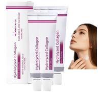 Crème Collyne Collagène Hydrolysé, Crème Collyne pour Affiner et Raffermir la Peau Affaiblie, Crè/me Nuit Hydratante Anti-Age pour Femmes, Cr/ème pour Affiner le Teint du Visage (5)