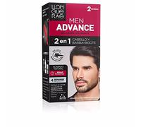 Crème Colorante Llongueras Men Advance 02 - Noir Semi-permanent (4 pcs)