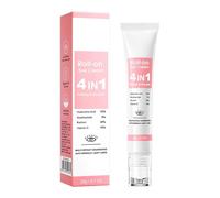 Crème contour des yeux 4 en 1 - Sérum pour les yeux - Contre les cernes et les poches sous les yeux - Raffermissant et hydratant - Soin des yeux