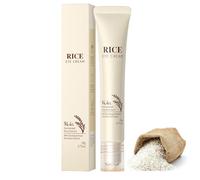Crème contour des yeux à l'extrait de riz naturel à l'acide hyaluronique, soin des yeux coréen contre les rides, les cernes et les poches sous les yeux, crème hydratante anti-âge pour une peau souple
