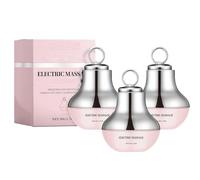 Crème contour des yeux à massage électrique, Crème contour des yeux à lumière rouge, anti-cernes, anti-rides, raffermissante et hydratante.