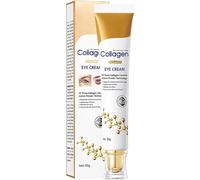 Crème contour des yeux anti-rides au collagène, crème contour des yeux raffermissante anti-âge, tenseur instantané, éclaircissement, estompe les ridules et élimine les cernes