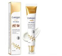 Crème Contour des Yeux au Collagène, Anti-Rides & Anti-Cernes, Soin Hydratant & Raffermissant pour Poches Sous les Yeux, Sérum Yeux Anti-Âge, Eye Cream, Soin Jeunesse