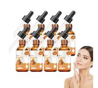 Crème contour des yeux au miel d'abeille bio, Sérum contour des yeux au miel, Gel nourrissant et hydratant pour le contour des yeux, hydratation intense, pour un usage quotidien, 30 ml (8 bouteilles)