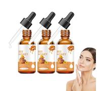 Crème contour des yeux au miel d'abeille bio, Sérum contour des yeux au miel, Gel nourrissant et hydratant pour le contour des yeux, hydratation intense, pour un usage quotidien, 30 ml (3 bouteilles)