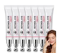 Crème contour des yeux au rétinol anti-âge et réduction des rides, sérum contour des yeux au rétinol pour atténuer les cernes et les poches, crème contour des yeux pour un regard plus ferme. (7PCS)
