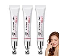 Crème contour des yeux au rétinol anti-âge et réduction des rides, sérum contour des yeux au rétinol pour atténuer les cernes et les poches, crème contour des yeux pour un regard plus ferme. (3PCS)